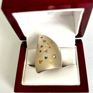 Sterling silver, natural stones, custom made